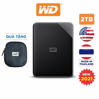 Ổ Cứng Di Động WD Elements SE 2TB 2.5 USB 3.0 - WDBEPK0020BBK-WESN - Hàng Phân Phối Chính Hãng