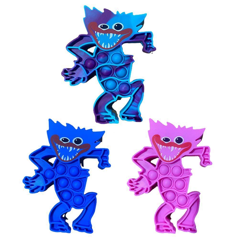 Rebuy1 Đồ Chơi Fidget Spinner BằNg Silicon HìNh Anime Huggy Wuggy ThờI Trang LàM Quà Sinh NhậT