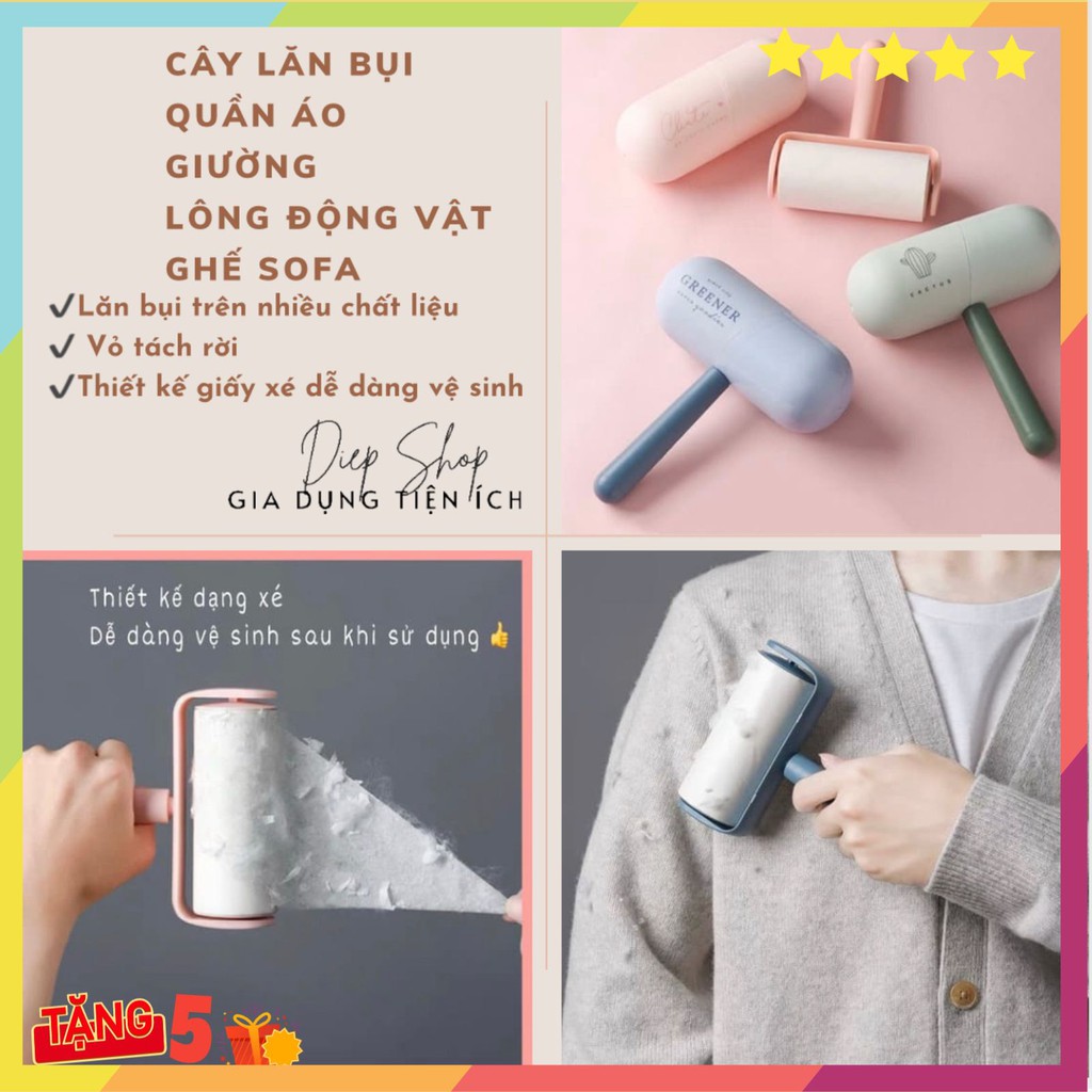 Cây lăn bụi 💥FREESHIP💥Cây lăn bụi quần áo -giường - lông động vật - ghế sofa đa năng QC807