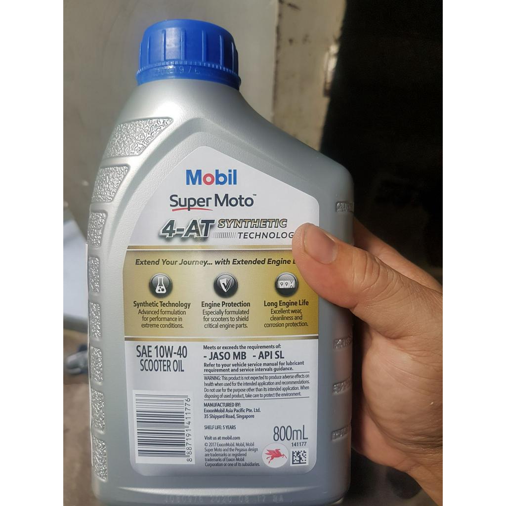 TIENTAIOIL Mobil super moto scooter,10w-40,cho xe ga,nhập khẩu singapore