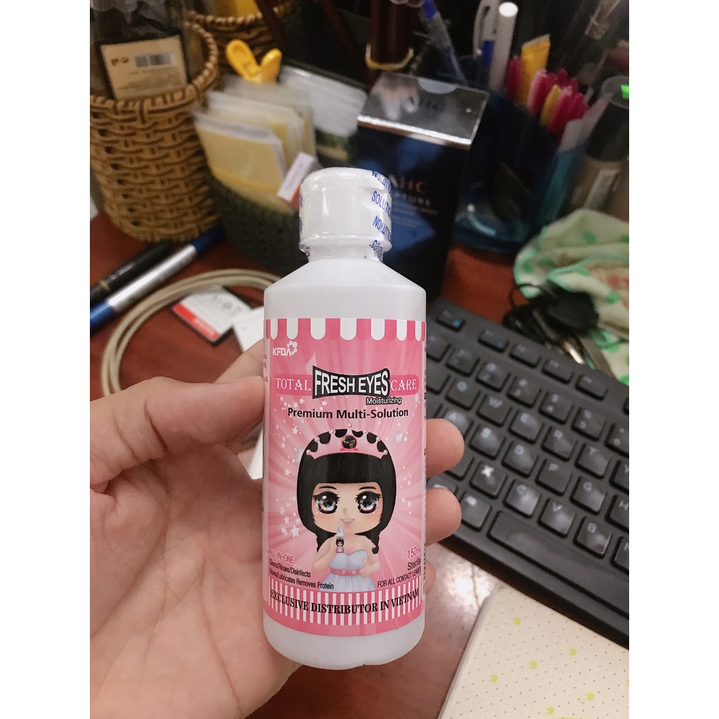 Nước Ngâm Lens Aqua B5 & Fresh Eyes 150ml