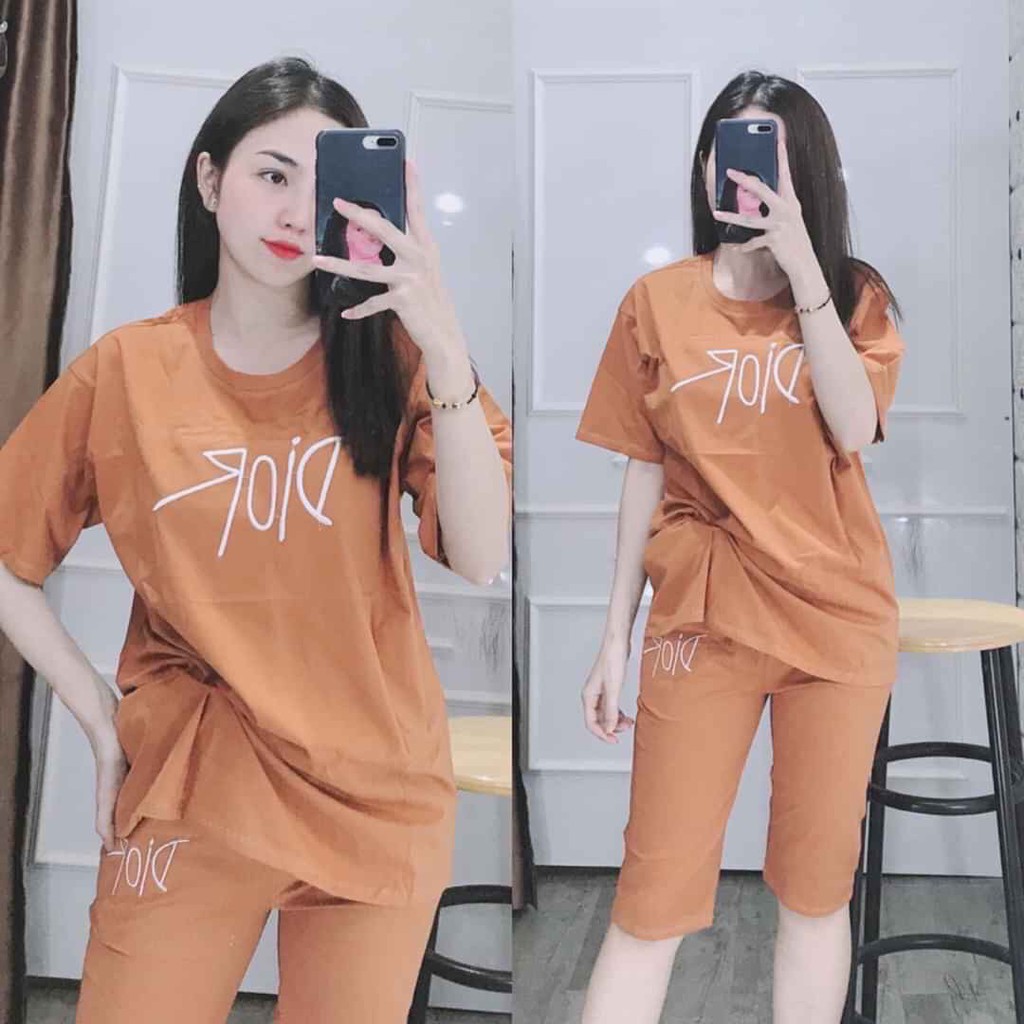 [Mã WAP1010 hoàn 10k xu đơn 99k] Đồ Bộ Cotton Thêu Quần Lửng Đồ Bộ Nữ Mặc nhà Đẹp | BigBuy360 - bigbuy360.vn