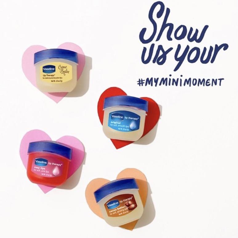 (Hàng Mới Về) Son Dưỡng Môi Vaseline Chiết Xuất Lô Hội / Rosy / Creme / Cocoa Mini 7gr / Stick 4.8gr B3St Vaseline