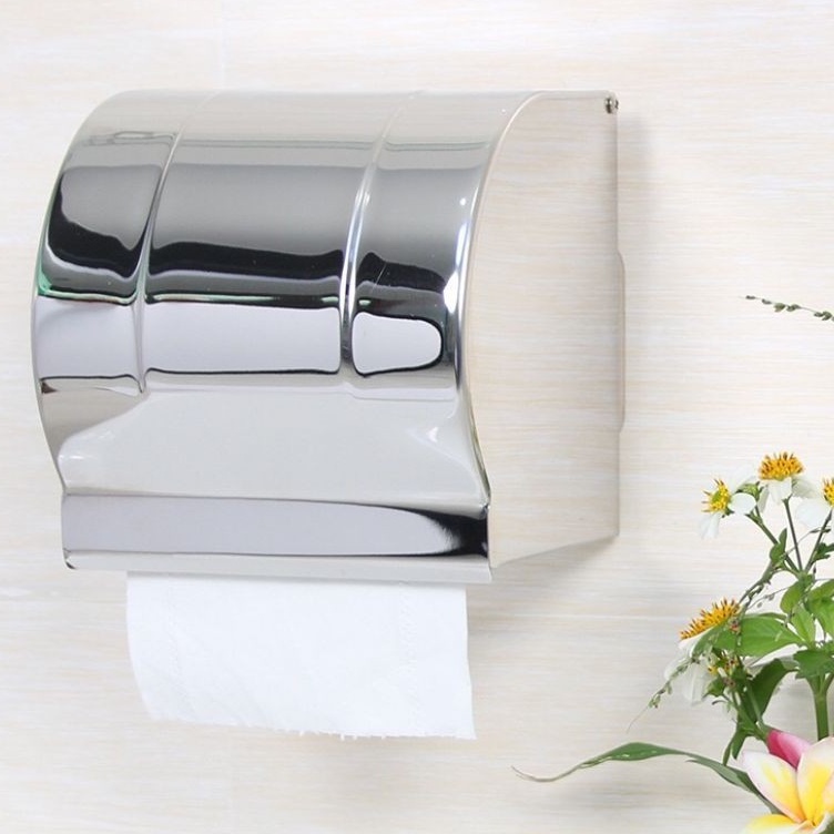 [GIÁ RẺ] Hộp Đựng Giấy Vệ Sinh Hộp giấy Bằng 100% INOX 304 gắn tường trong nhà tắm HỘP GIẤY BÓNG