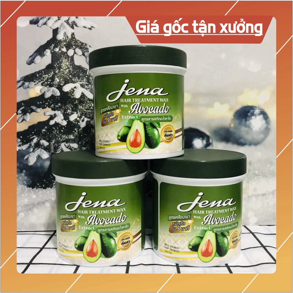 Kem ủ tóc Jena Hair Treatment Wax VỊ BƠ- Thái Lan (500g)