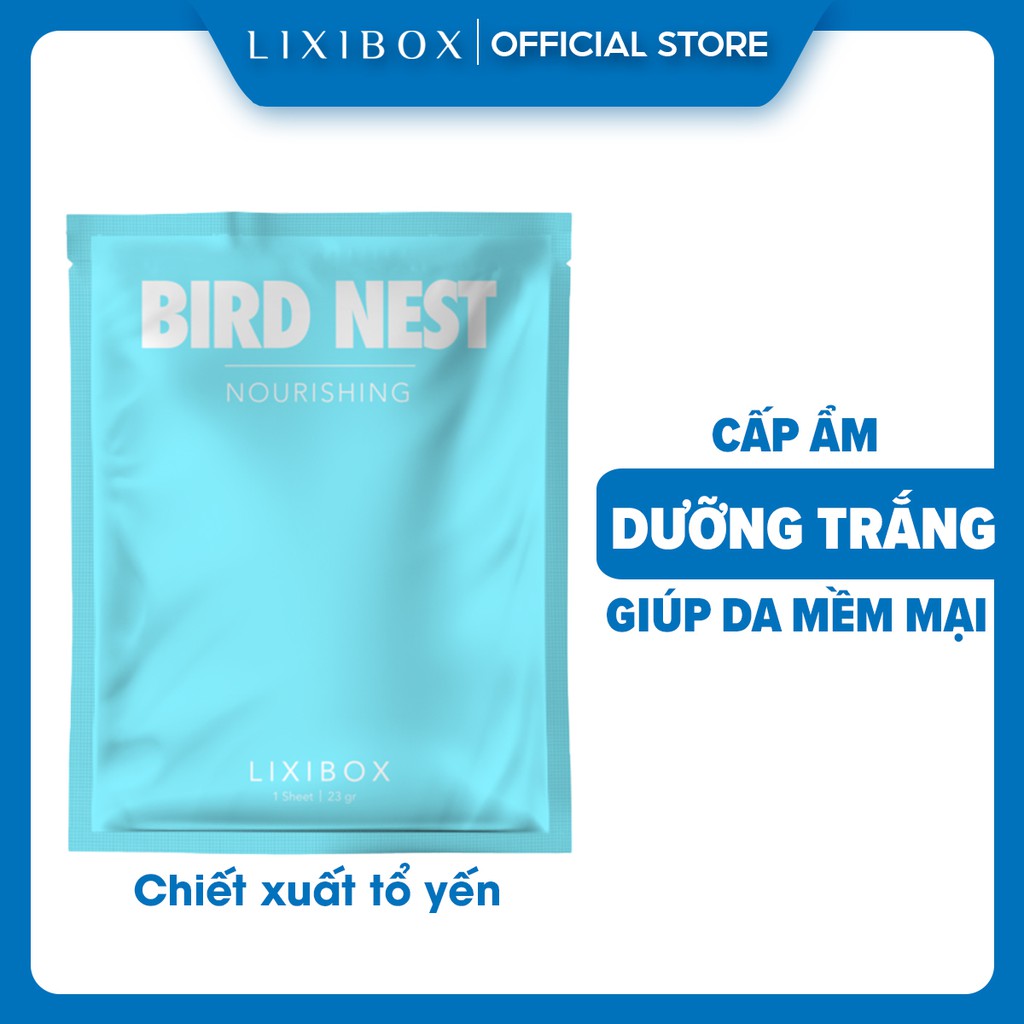 [Mã COSLXT5 giảm 10% đơn 600K] Set 5 Mặt Nạ Dưỡng Da Lixibox - Bird nest (23gr/cái)