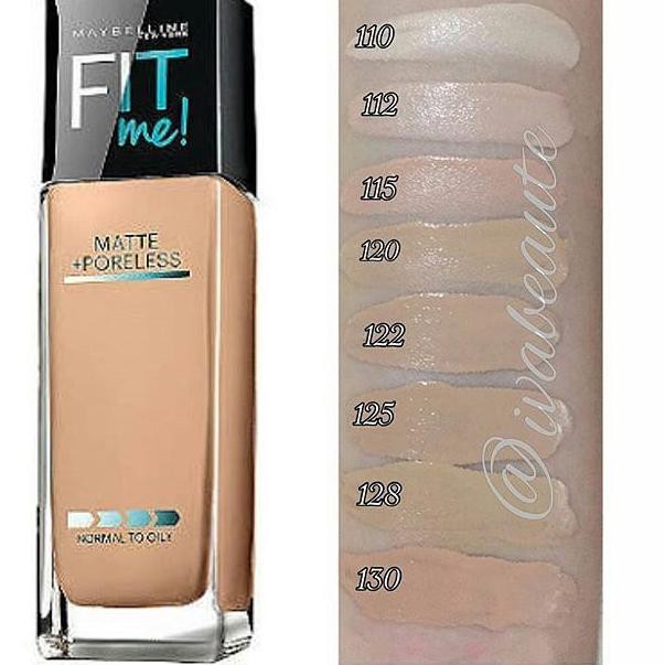 (hàng Mới Về) Kem Nền Maybelline Fit Me! 64292 + Ống Bơm Se Khít Lỗ Chân Lông ~ 18ml / 30ml | BigBuy360 - bigbuy360.vn
