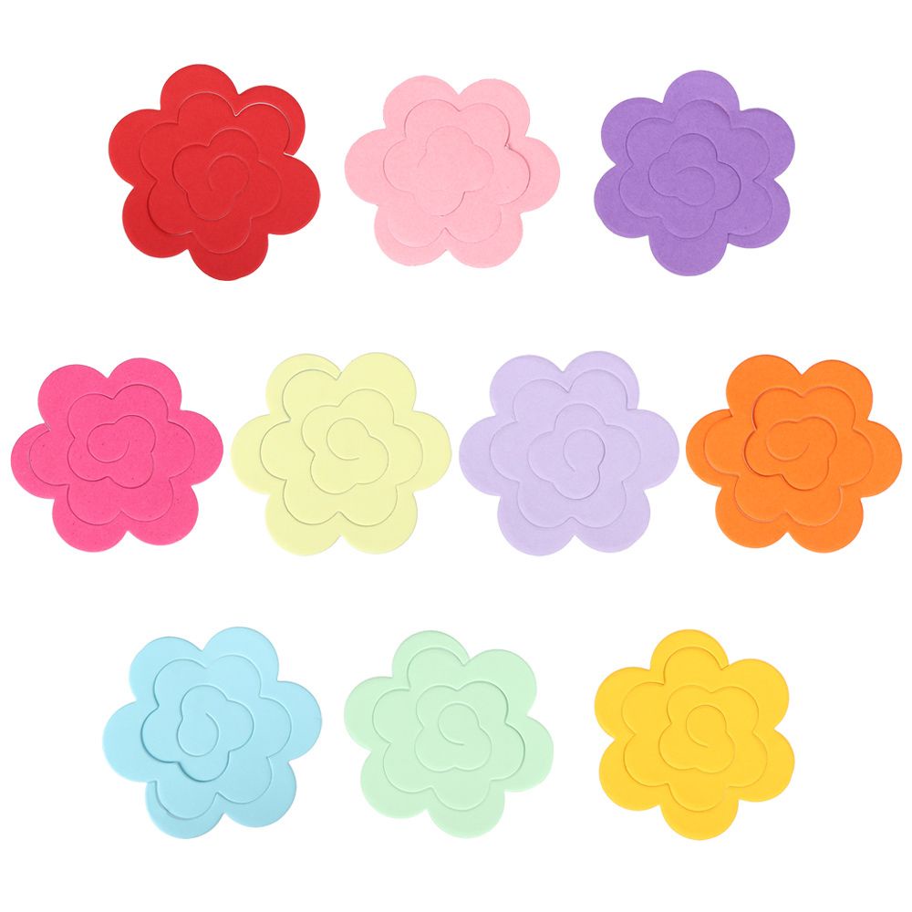 Giấy gấp Origami hình hoa hồng nhiều màu sắc dùng làm đồ thủ công DIY