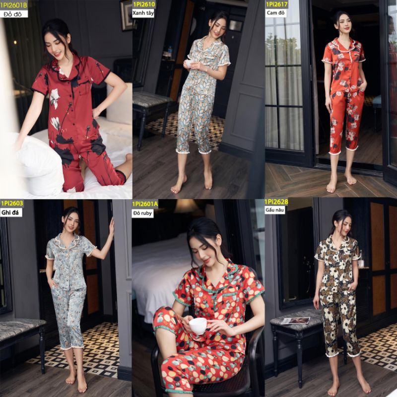 Bộ Pijama Lửng Hoạ Tiết CARDINA