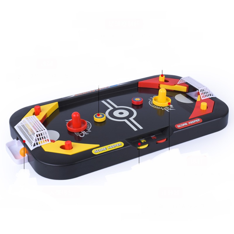 Bộ Đồ Chơi 2 Trong 1 Bóng Đá Thu Nhỏ Trên Bàn Kết Hợp Khúc Côn Cầu Trên Băng