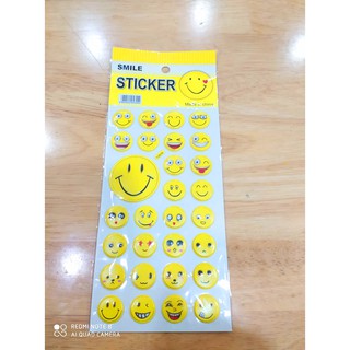 STICKER mặt cười in nổi siêu đẹp cho trẻ, trang trí [ 1 Tờ] - VPP Trí Tuệ