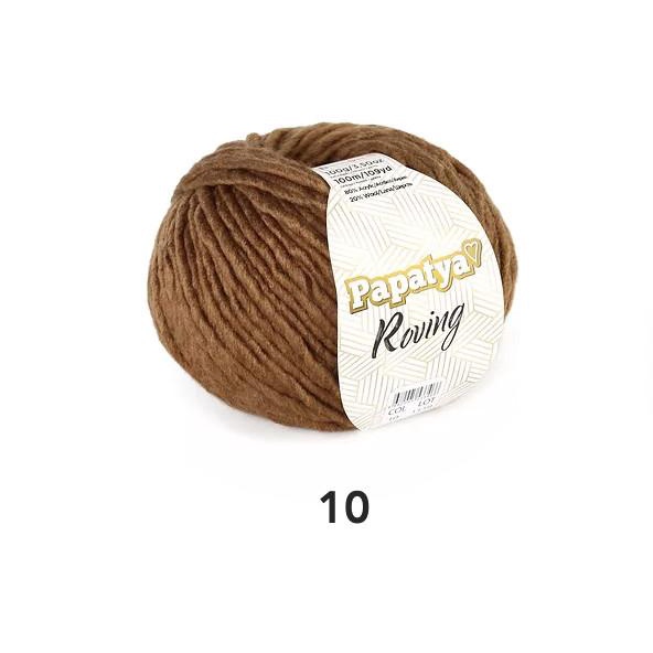 Cuộn len to Papatya Roving nhập khẩu từ Papatya, đan móc thú bông, nón, khăn, áo ấm mùa đông siêu nhanh