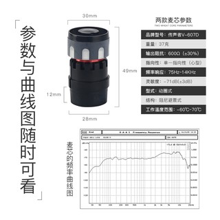 Củ micro đầu micro KTV củ mic  V-607D tiếng hay