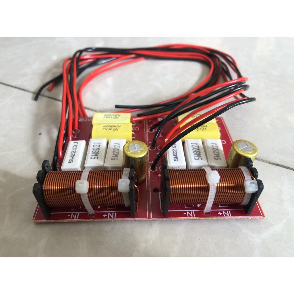 Mạch phân tần loa 1 bass 2 treble