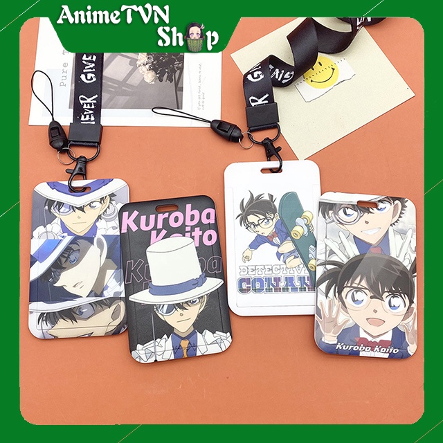 Dây Đeo đựng Thẻ Học Sinh, Sinh Viên và các loại thẻ khác in hình Anime Manga Thám tử lừng danh Edogawa Conan