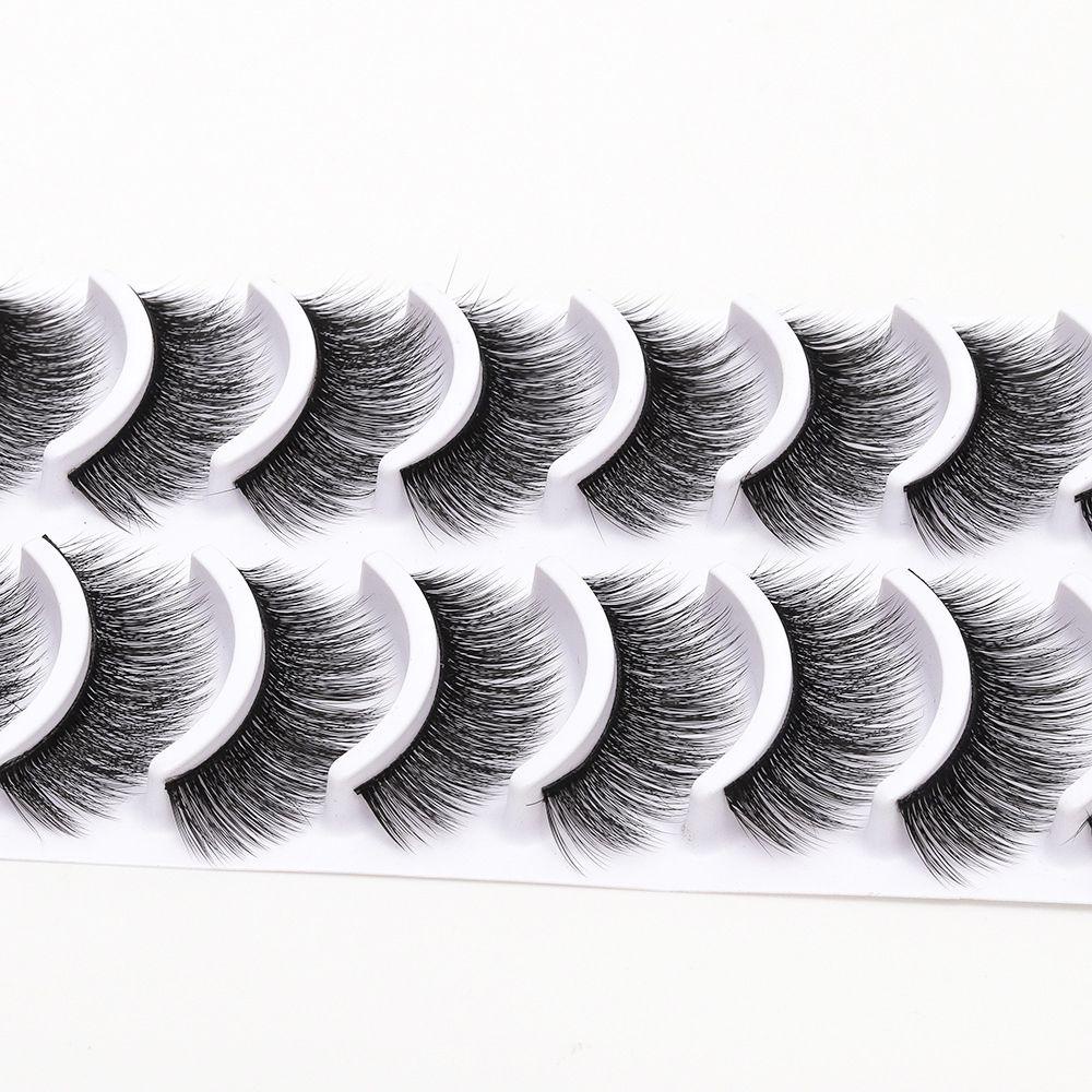 HS Set 10 Cặp Lông Mi Giả Dài Tự Nhiên SKONHED