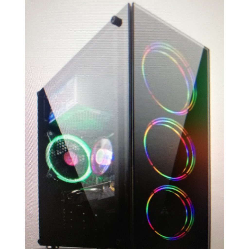 Case máy tính Golden Field H3B - Mid Tower (Đen)_Hàng chính hãng