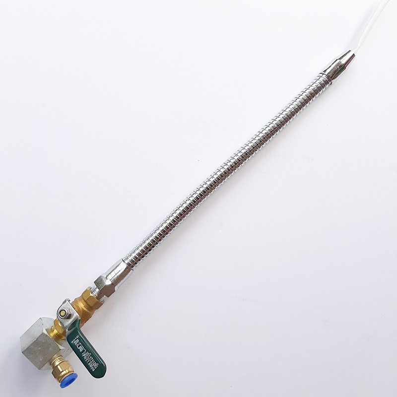 Vòi tưới nguội kim loại ren ngoài 12mm dài 300mm, vòi phun nước máy cơ khí