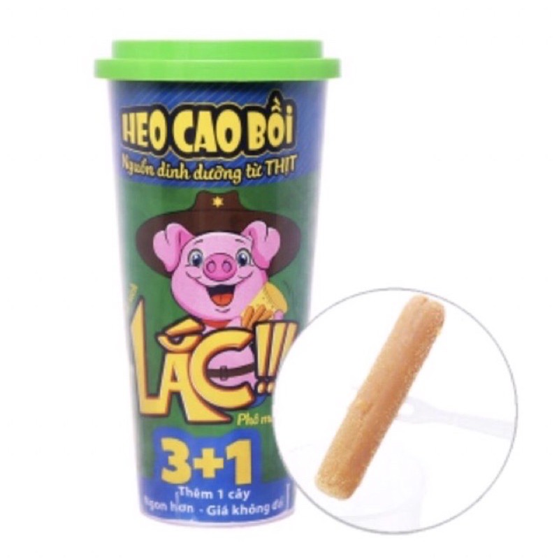 Xúc Xích Lắc Heo Cao Bồi 3 + 1