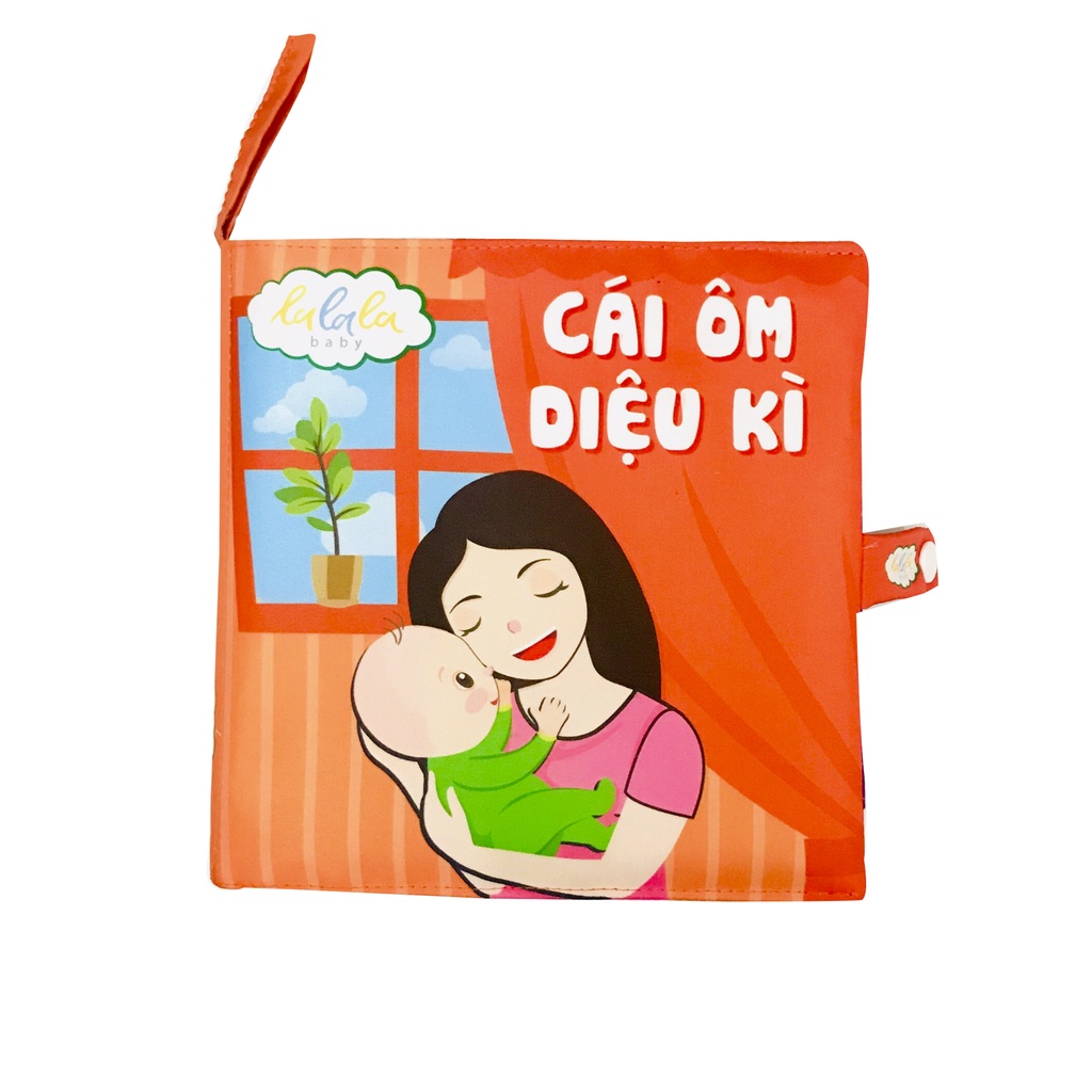 Sách vải Lalala Baby đa tương tác Cái ôm diệu kì cho bé 0 - 4 tuổi