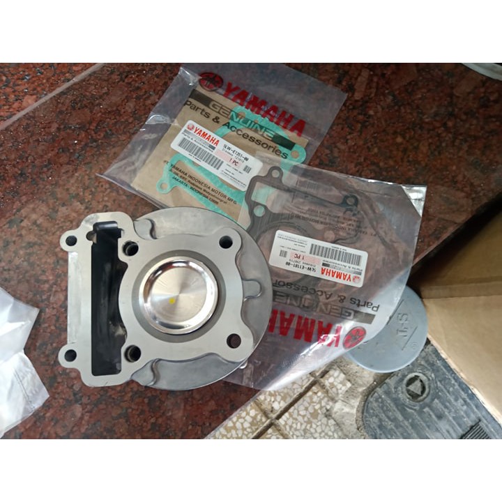 Bộ Xi lanh (Nòng) + Piston + xéc măng (bạc) Nouvo 1 2 3 Mio