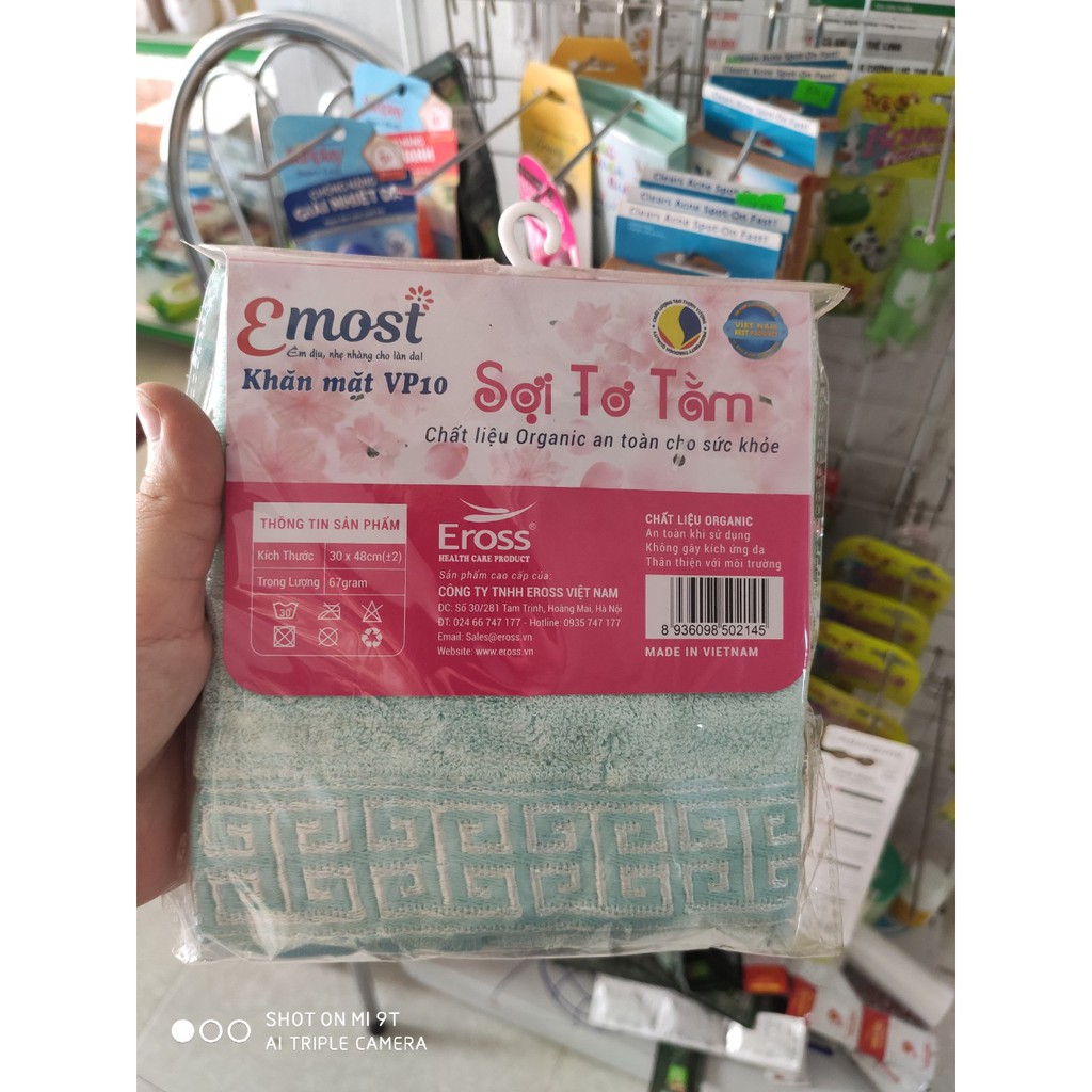 Khăn mặt tơ tằm emost - Mềm mại, dịu êm cho làn da - Hiểu làn da bạn hơn chính bạn