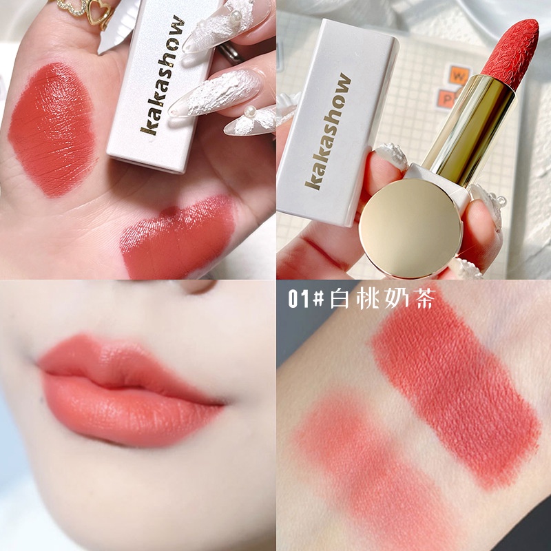 Son môi dưỡng ẩm không dính cốc màu nhung mờ thời trang