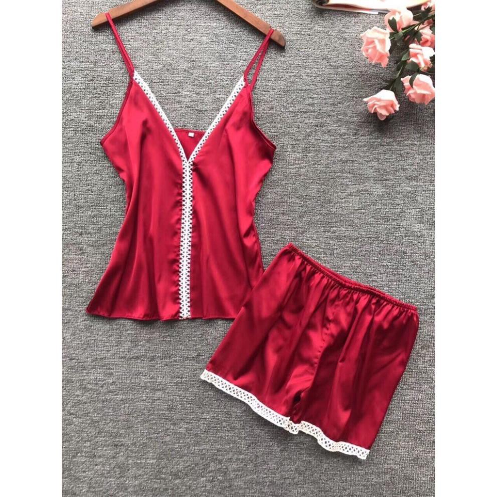 Bộ ngủ đùi 1 sọc hàng Quảng Châu