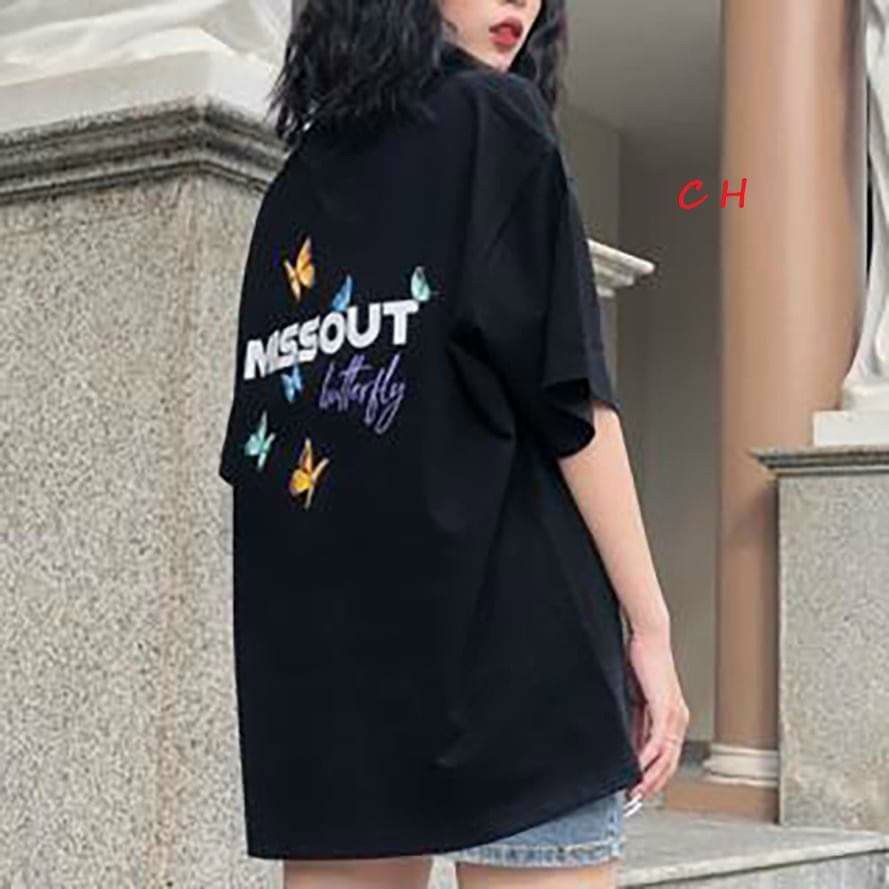 Áo Thun BƯỚM MISSOUT Tay Lỡ Form Rộng Áo Thun Nam Nữ Unisex