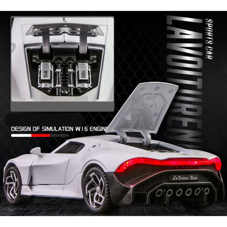 Mô hình kim loại Bugatti La Voiture Noire tỷ lệ 1:32