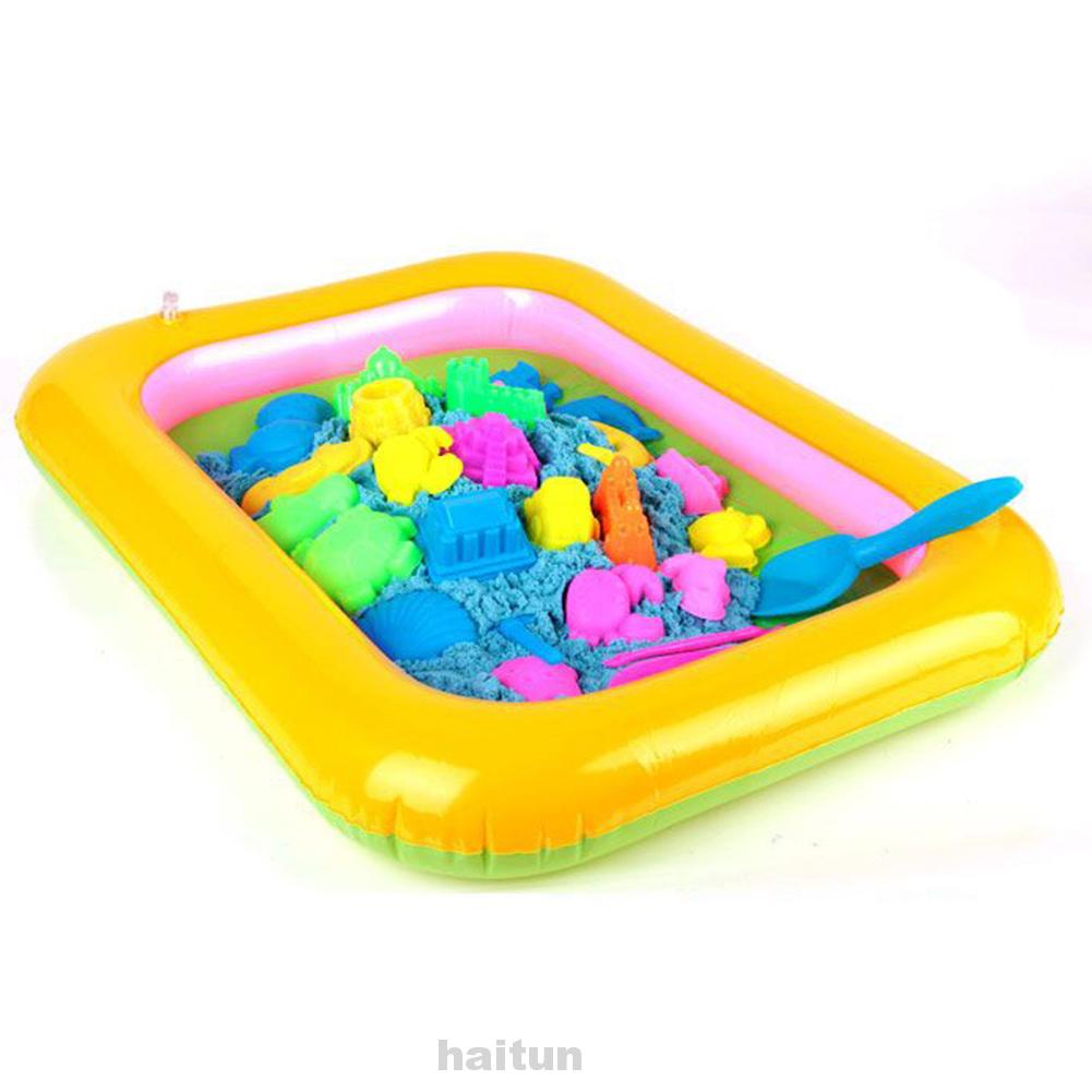 Magic Children Plate Moving Play Kinetic Inflatable Sand Tray
