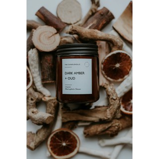 Nến thơm dark amber & oud