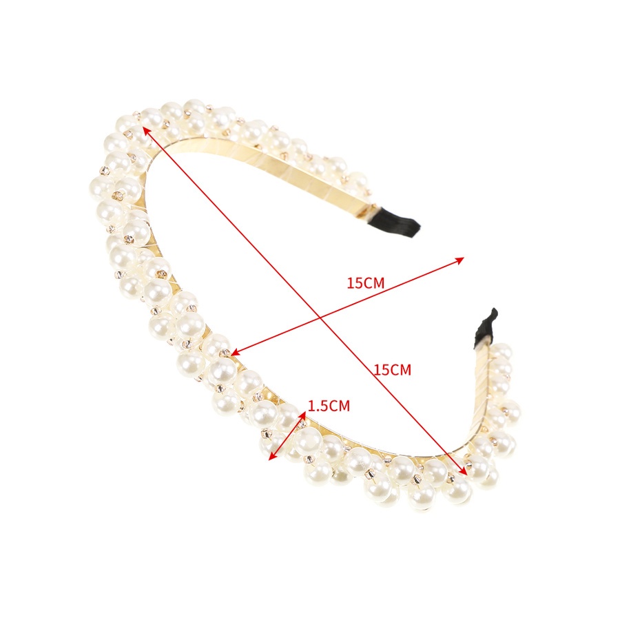 Băng Đô Cài Tóc Hình Vỏ Sò Bằng Hợp Kim Mỏng Đính Ngọc Trai Phong Cách Hàn Quốc Cho Nữ
