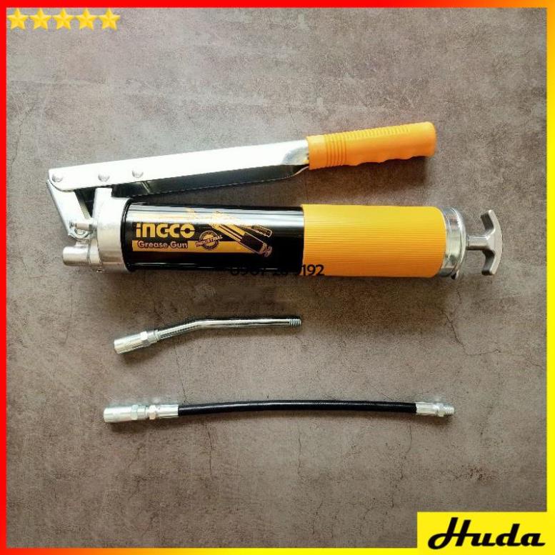 Súng bơm mỡ 400cc 600cc áp suất làm việc 3600-4500 PSI Total Ingco 1234