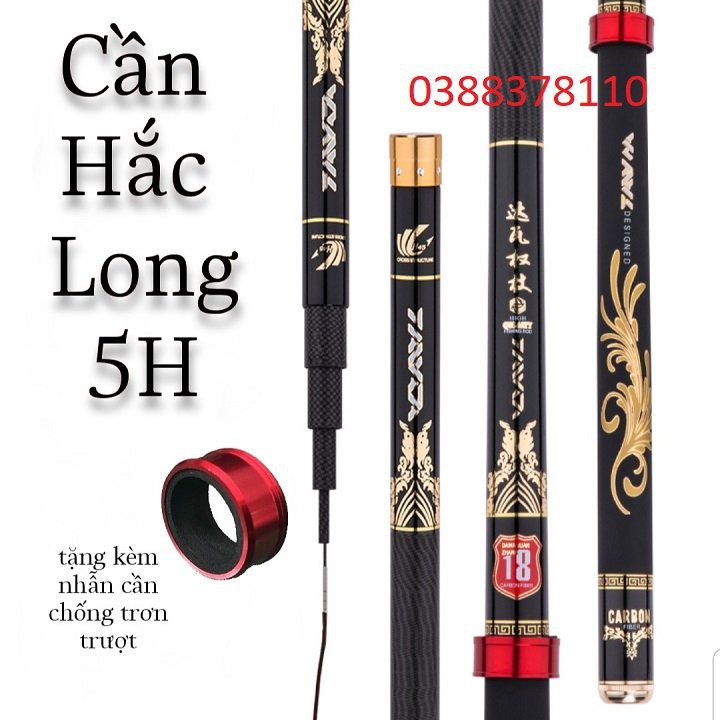 Cần Câu Tay 5H Hắc Long Tặng Nhẫn Cần Chống Trơn Trượt, Lực Phân Bố 28