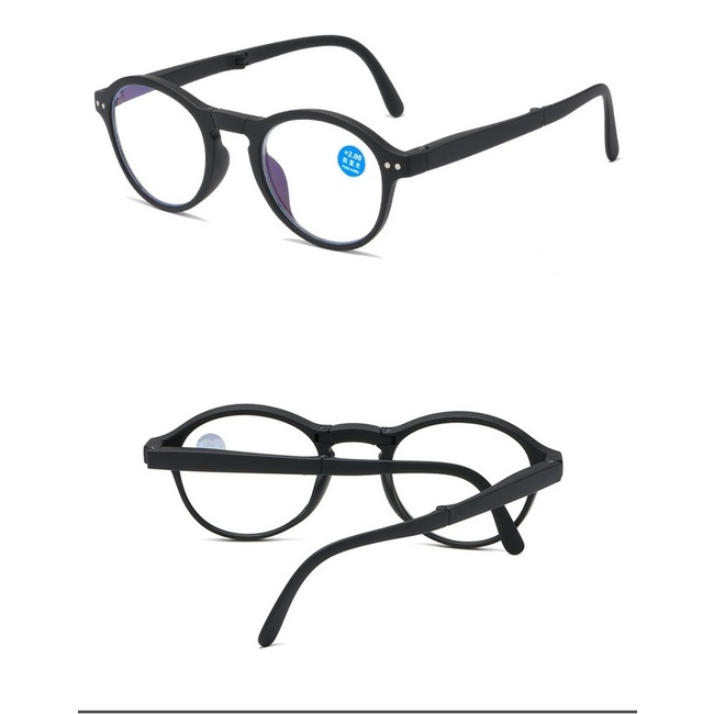 [+100°~+400°Kính Đọc Sách Chống Mỏi Mắt Thiết Kế Thoải Mái Gấp Gọn Tiện Dụng Cho Nam Và Nữ