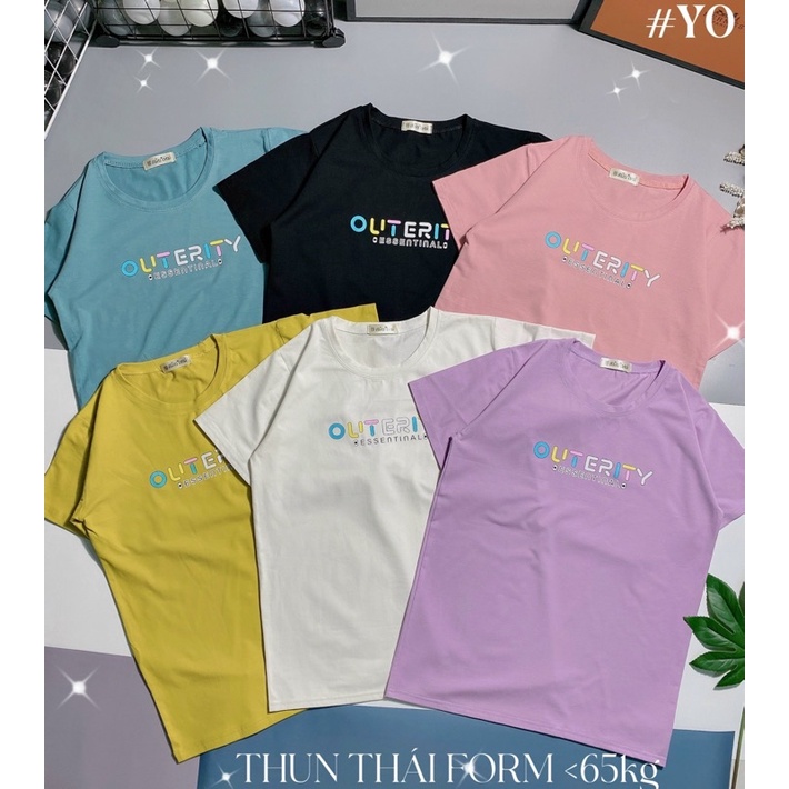 Áo THUN THÁI cotton khô form rộng