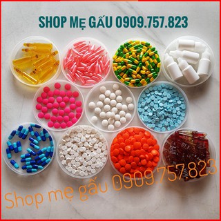 Viên trộn kem nhiều màu FreeShip