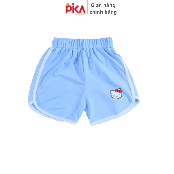 Quần short đùi  -Pika kids - chất liệu 100% cotton kiểu dáng khoẻ khoắn - cho bé gái từ 10-33kg