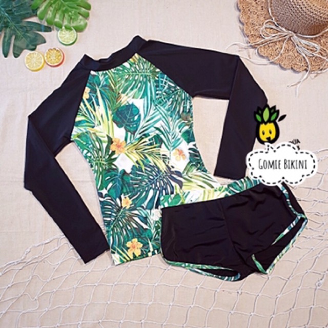 [Ảnh thật + Video ] Bikini dài tay cho nữ đi bơi chống nắng | BigBuy360 - bigbuy360.vn