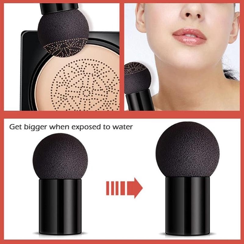 Kem Nền BB Air Cushion Che Khuyết Điểm Làm Trắng Da Chống Thấm Nước Kèm Mút Trang Điểm Hình