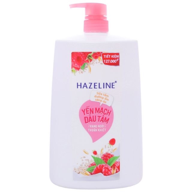 SỮA TẮM HAZELINE MATCHA LỰU ĐỎ 1,2 KG, YẾN MẠCH DÂU TẰM 1,2 KG | BigBuy360 - bigbuy360.vn