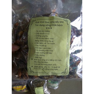 trái khổ qua rừng phơi khô