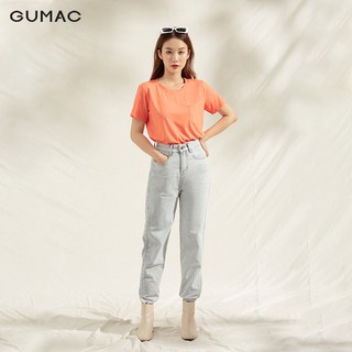 Áo thun nữ cổ tròn túi đắp ata1117 gumac