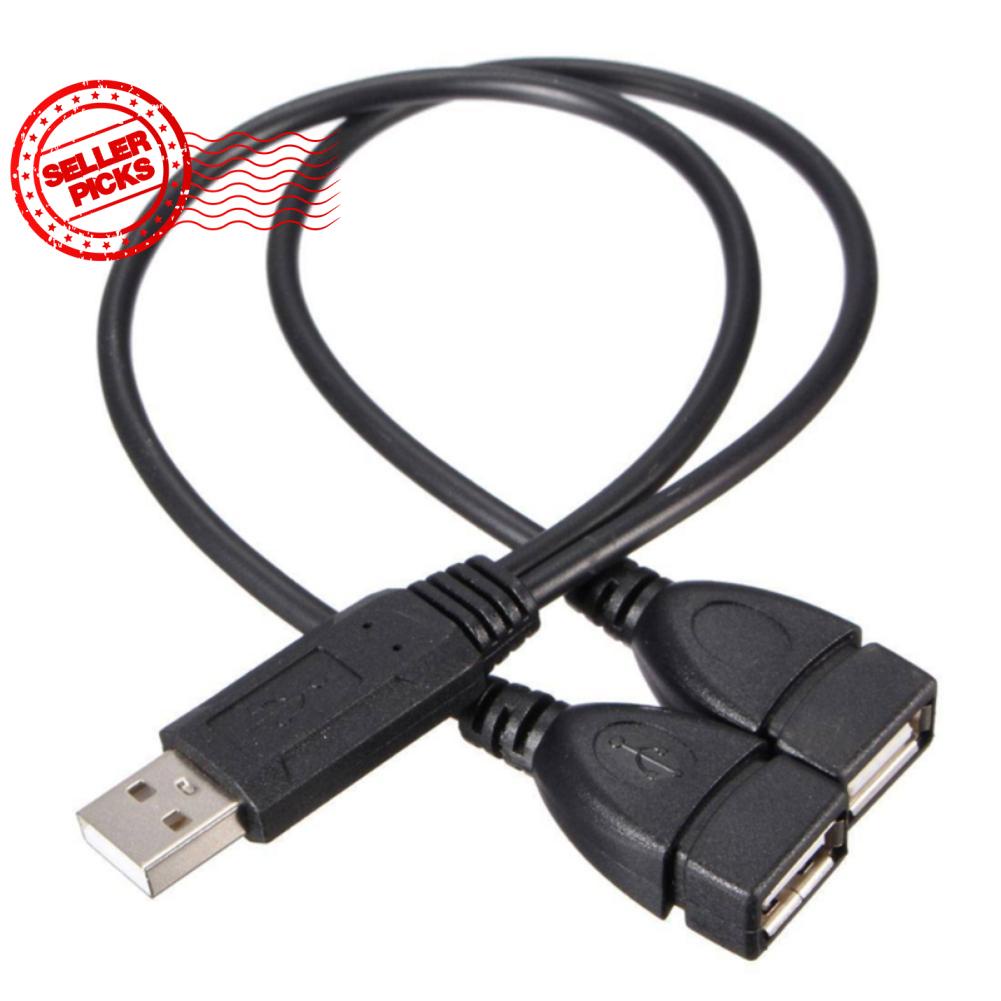Dây cáp chia cổng USB 2.0 sang 2 cổng Y K1C7 F5X6 Q9L9 F5E2 J5O3 chất lượng