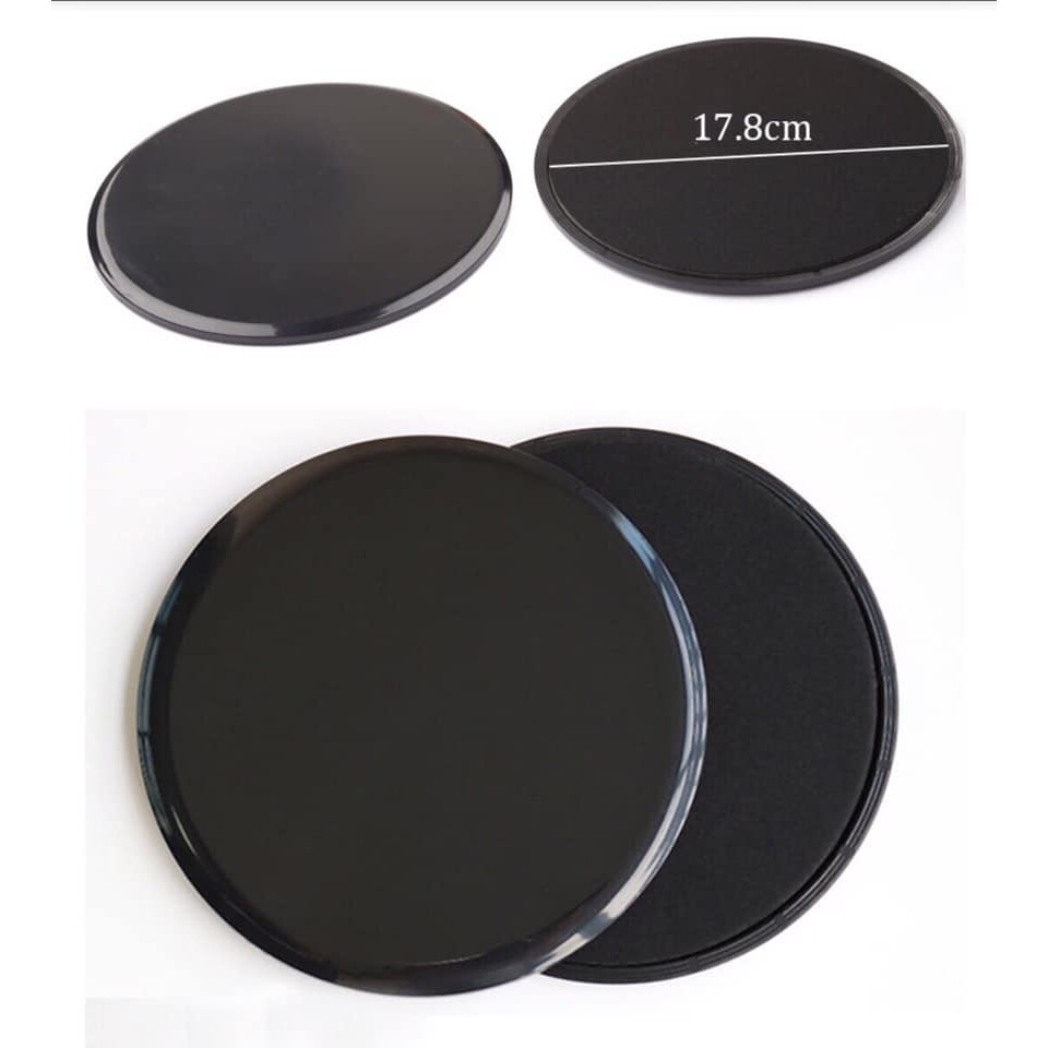 Đĩa trượt Yoga - Tăng cường thể thực - Đường kính 17.8cm/7.0in