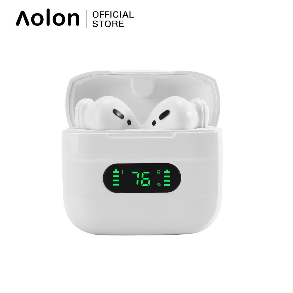 Tai Nghe Không Dây Aolon Tws V12 Bluetooth V5.0 Âm Thanh Hifi 9d Cảm Ứng Chạm Thông Minh