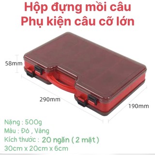 Hộp đựng mồi câu và phụ kiện câu lure cỡ lớn
