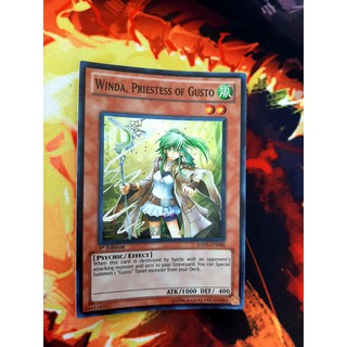 [ Đỗ Lạc Shop ] Thẻ Bài Mint90 Yugioh Monster - Winda, Priestess of Gusto - HA05-EN040 - Super