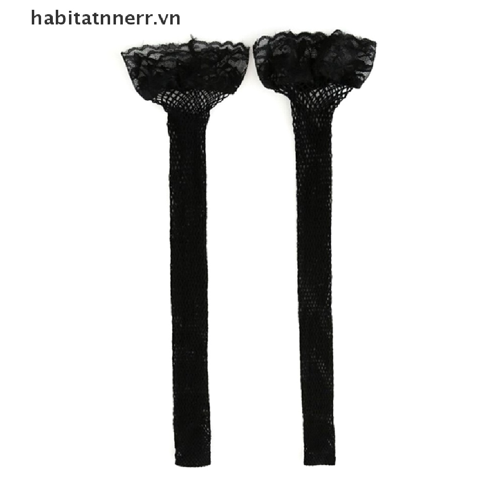 Đôi Tất Lưới Dài Qua Gối Viền Ren Gợi Cảm Cho Nữ